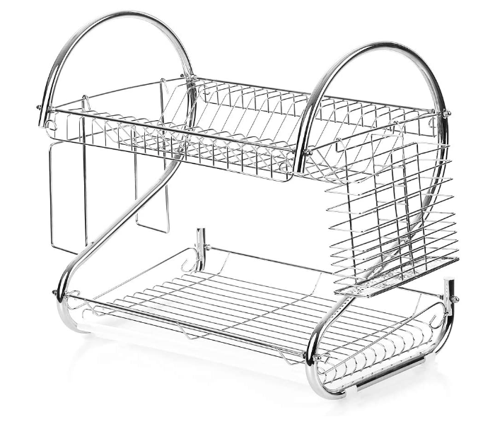 Home Pro DD08-R007 16x13 Mm Steel Tube S-Shape Dish Rack 1 in UAE