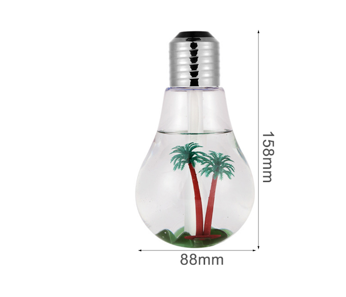 Generics LED01 400ml LED Lamp Air Ultrasonic Humidifier for Car Essential Oil Diffuser Atomizer Air Freshener Mist Maker with LED Night Light 2 in UAE