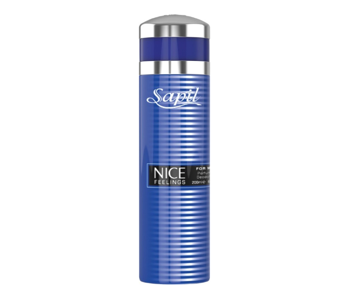 Sapil 200ml Nice Feelings Blue Perfumed Deodorant for Men 1 in OMAN