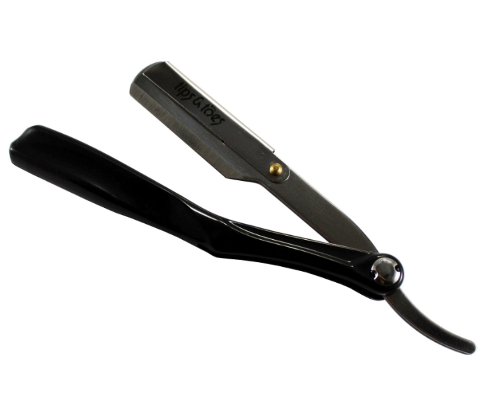 Tips - Toes TT758 Professional Straight Edge Stylish Folding Handle Barber Razor 4 in UAE