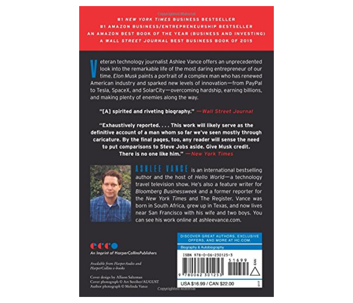 Elon Musk (Autobiography) - Harper Collins Publishers E-Book 2 in OMAN