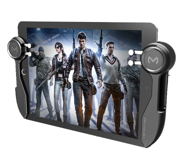 AKPAD-6K PUBG Game Controller For iPad Tablet Six Finger Game Joystick Handle Aim Button L1R1 Shooter Game pad Trigger 3 in UAE