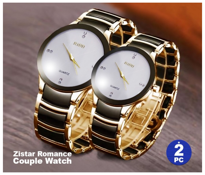 RIDD Romance Couple Watch - Black & White 1 in OMAN