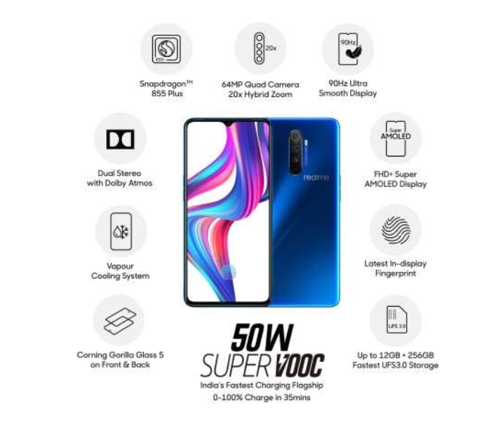 Realme X2 Pro 8GB RAM 128GB - Blue 8 in OMAN