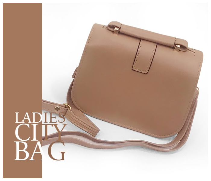 Victoria Mini City Design Beautiful Sling Bag for Women - Brown 3 in OMAN