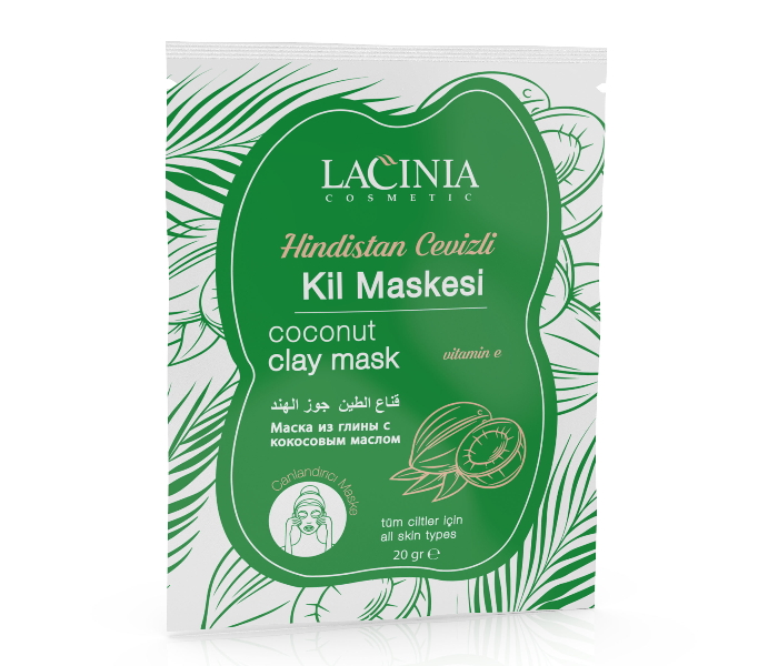 Lacinia Clay Mask Coconut Sachet 1 in OMAN