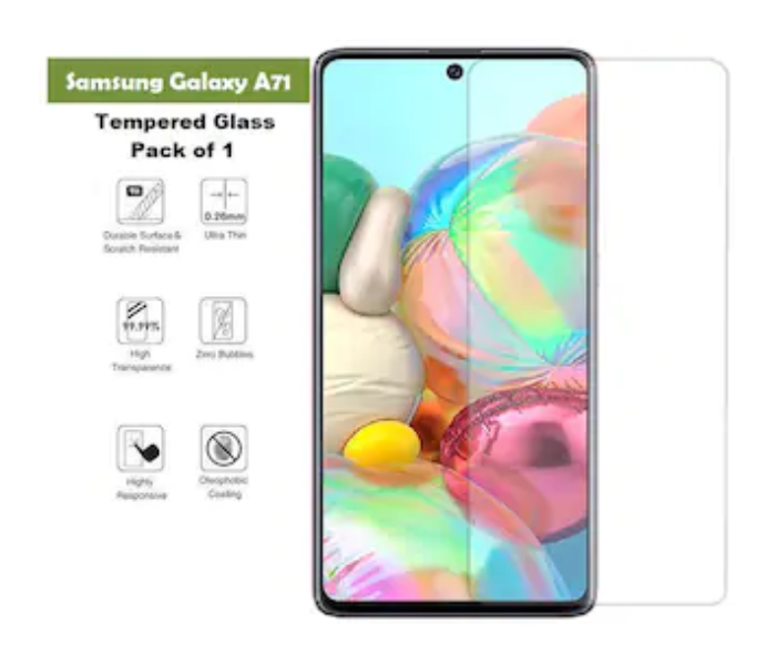 Generic MB 9H Edge To Edge Protection Tempered Glass Screen Protector For Samsung Galaxy A71 1 in UAE