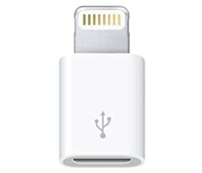 Generics L01 Lightning to Micro USB Adapter Cable for Apple iPhone 5 -5s-5c iPod Touch iPad 4 Mini 1 in UAE