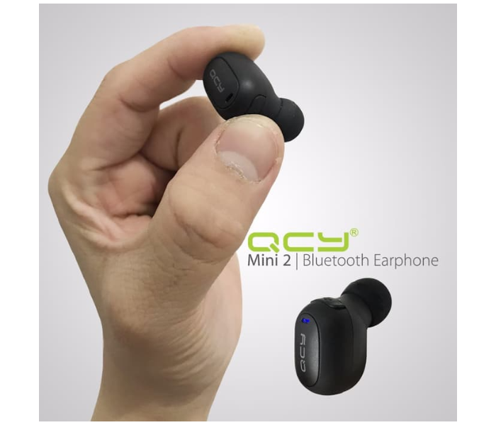 QCY Mini2 The Genuine New Trend Single Earbud – Black 3 in UAE