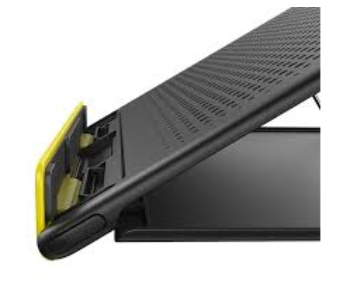Baseus Lets Go Mesh Hollow Heat Dissipation Laptop Stand For Laptop Below 16 Inch MacBook Air/Pro 15.6 Inch Gray&Yellow 2 in UAE