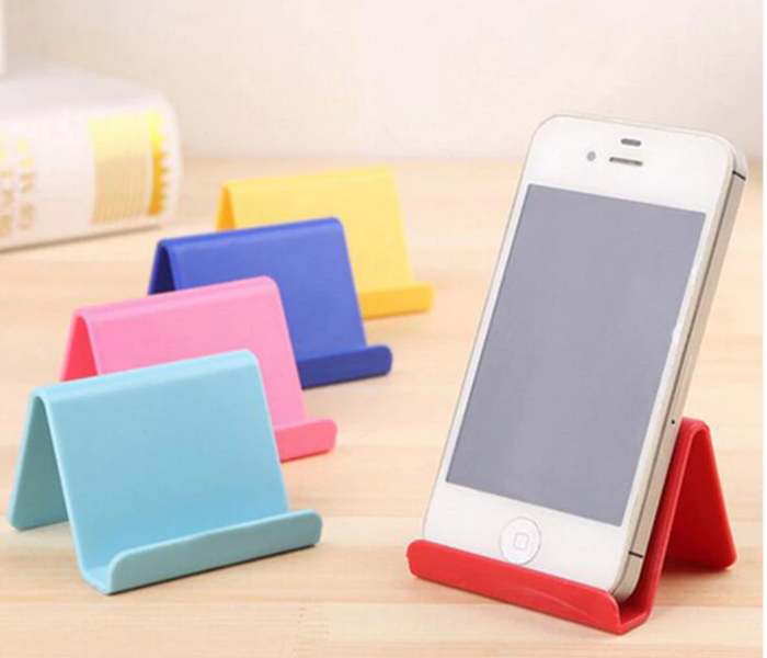 Generic MB Universal Adjustable Mobile Phone Holder Plastic Desktop Phone Stand - Pink 2 in UAE