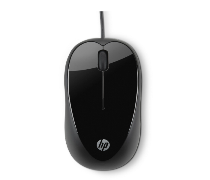 HP X1000 Wired Mouse Black 2 in UAE