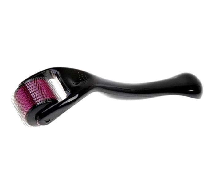 Titanium 0.25mm Micro Needle Skin Derma Roller - Black 1 in UAE