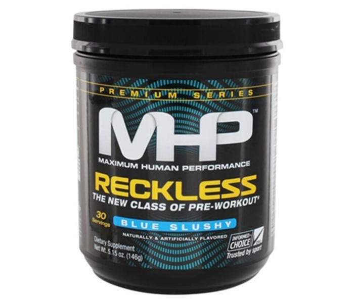 MHP 30 Servings Reckless Premium Series Pre-Workout - Blue Slushy 1 in UAE