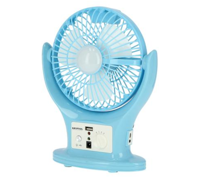 Krypton KNF6061 Rechargeable Fan with LED Lantern 2 in OMAN