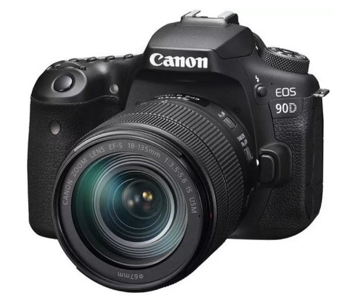 Canon EOS 90D DSLR Camera with 18-135 IS USM Lens - Black 1 in UAE