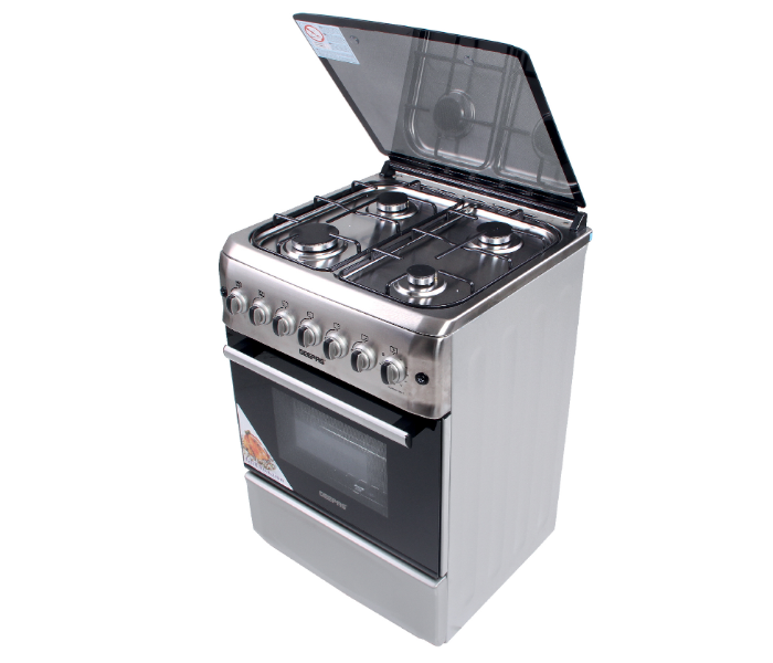 Geepas GCR6058 4 Burner Freestanding Gas Cooking Range with Grill and Rotisserie 1 in UAE