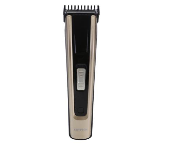 Krypton KNTR6108 Rechargeable Trimmer - Black & Silver 1 in UAE