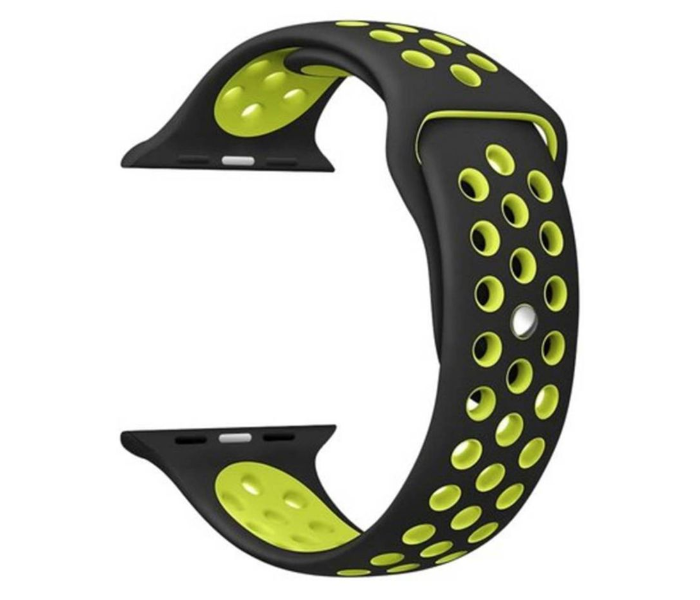 Replacement Band For Apple Watch -Black and Green 1 in UAE