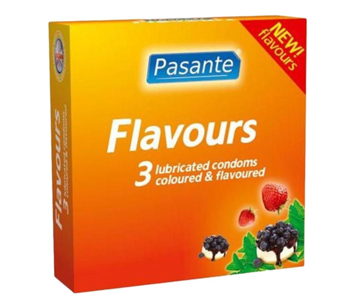 Pasante 3-Piece Mixed Flavours Condom Set 1 in UAE
