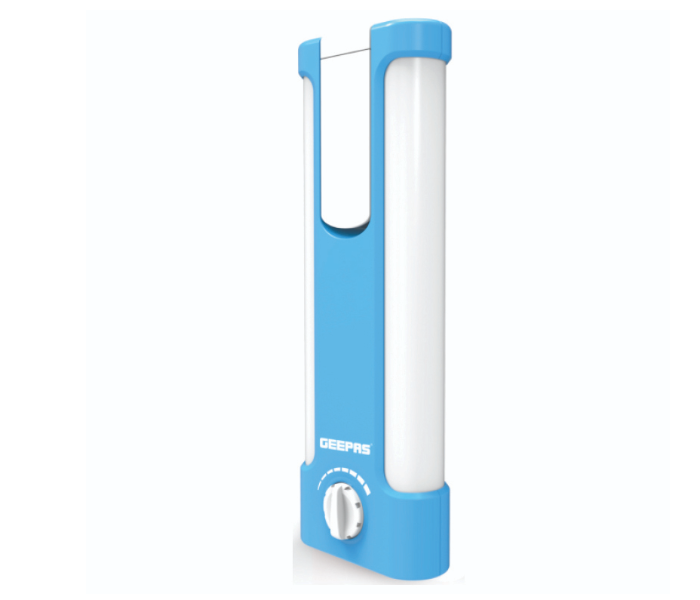 Geepas GE5594 Rechargeable Emergency LED Lantern with Table Lamp - Blue 1 in OMAN