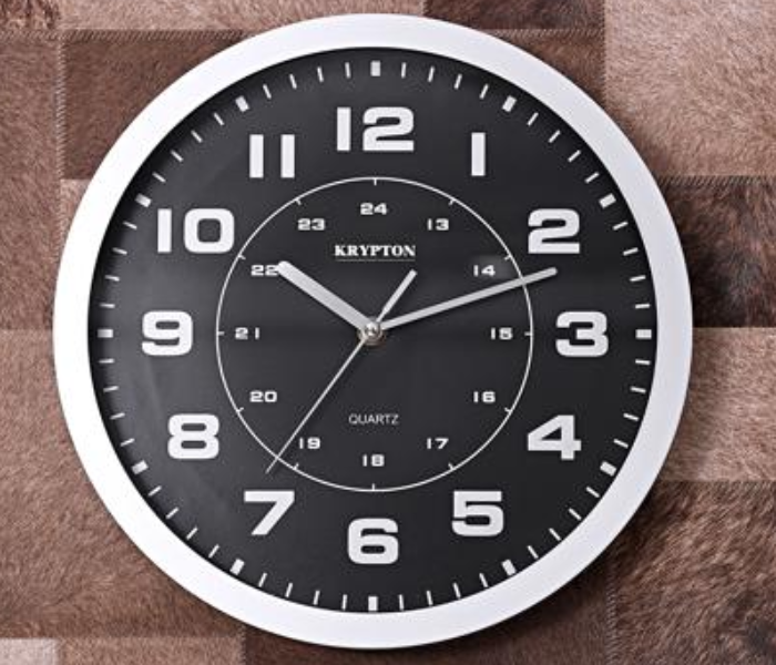 Krypton KNWC6121 Round Wall Clock 4 in UAE