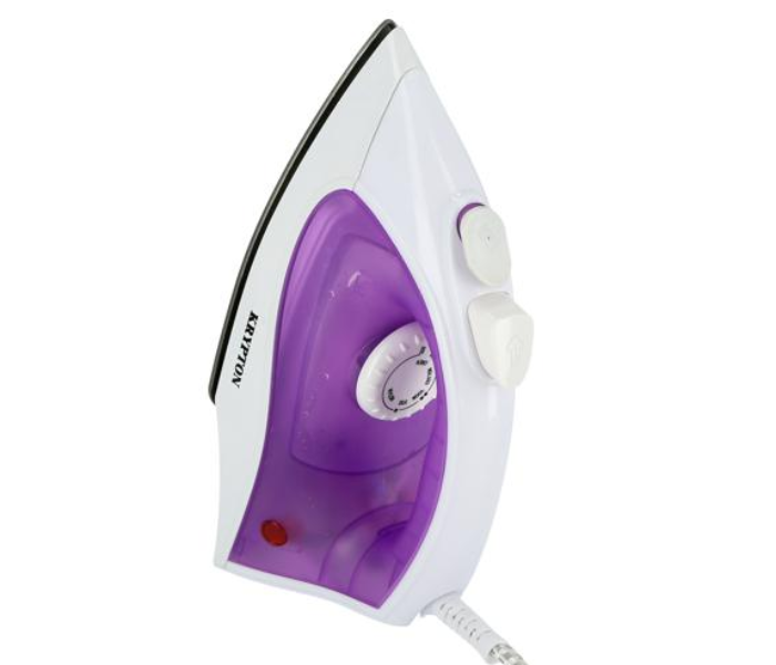 Krypton KNSI6071 1200 Watts Non-Stick Coated Steam Iron - Violet & White 2 in UAE