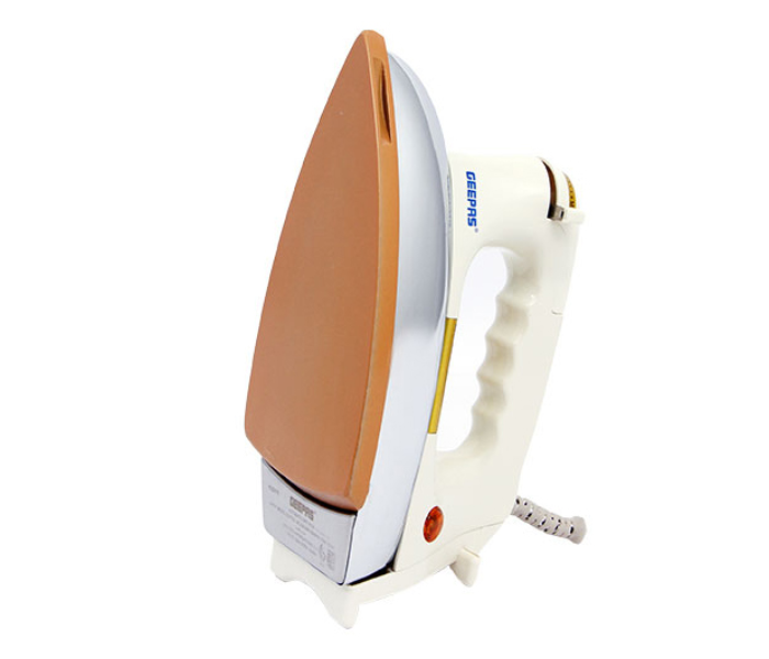 Geepas GDI2780 Dry Iron Golden Teflon Coating - Beige 3 in UAE