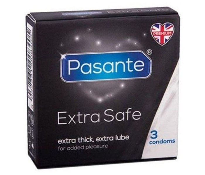 Pasante 3-Piece Extra Safe Condom Set 1 in UAE