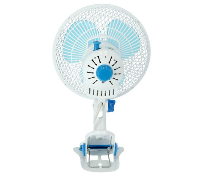 Krypton KNF6116 8’’ Table Fan White and Blue 4 in OMAN