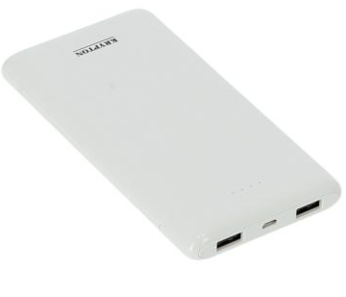 Krypton KNPB5361 10000mAh Dual USB Power Bank White 2 in UAE