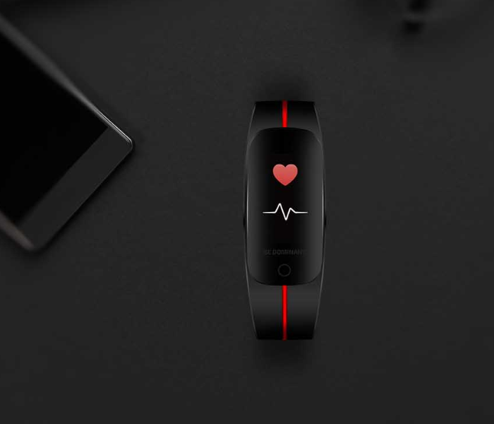 Blue Digit iBrace 07 Smart Band - Black 1 in UAE