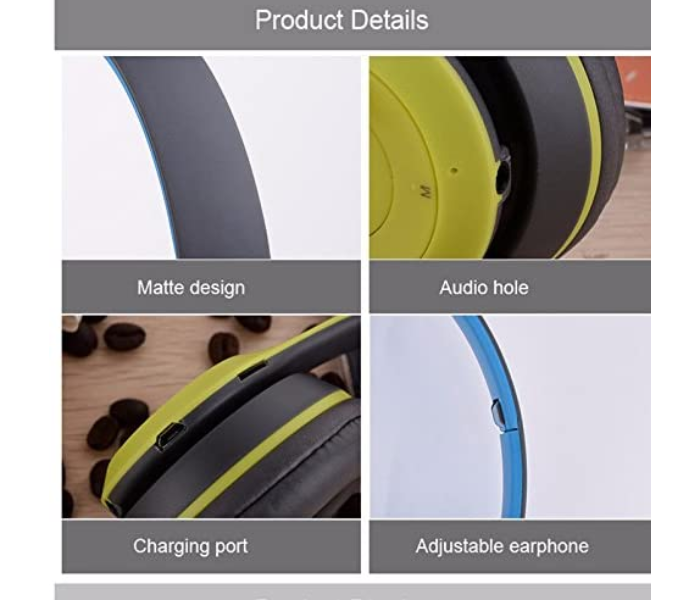 Generics P47 Wireless Bluetooth Foldable Headset - White 3 in UAE