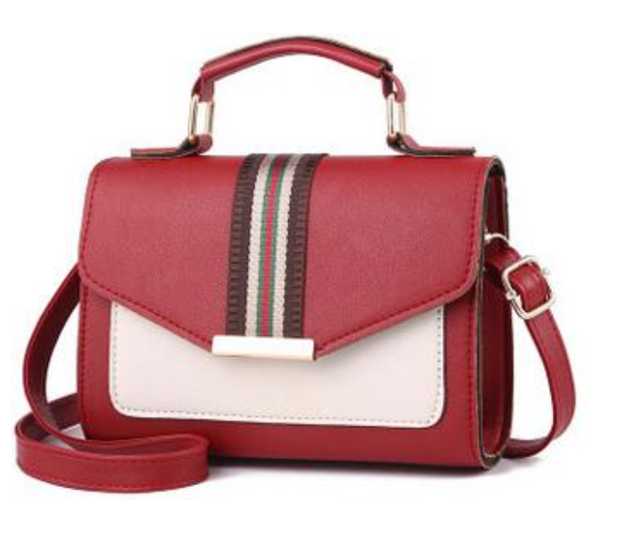 Stylish and Simple One-Shoulder PU Handbag for Women -Maroon 1 in UAE