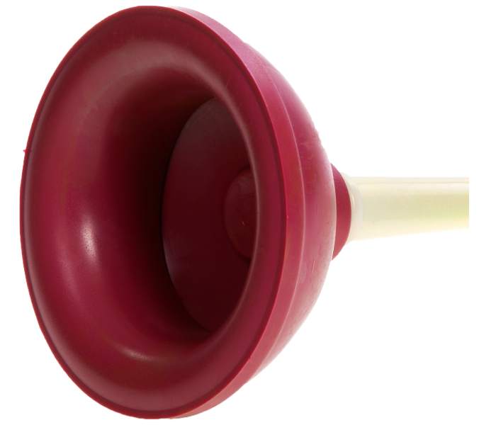 Royalford RF2371P Toilet Plunger - White 4 in UAE