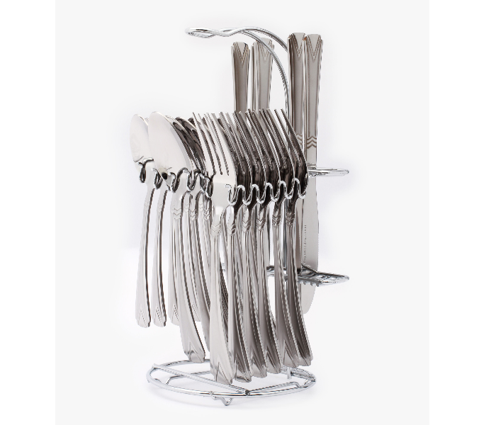 Royalford RF2086-CS24 24 Pieces Cutlery Set - Silver 1 in UAE
