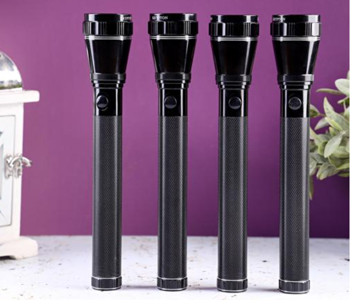Krypton KNFL5041 4-in-1 Rechargeable Water Proof LED Flash Light - Black 2 in OMAN