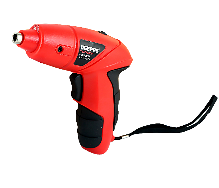 Geepas GCD7627 3.6V Cordless Screwdriver - Black and Red 1 in UAE