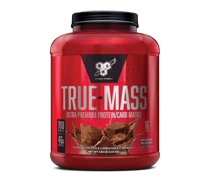 BSN True Mass Muscle Mass Weight Gainer Protein Powder - Chocolate Milkshake 1 in UAE
