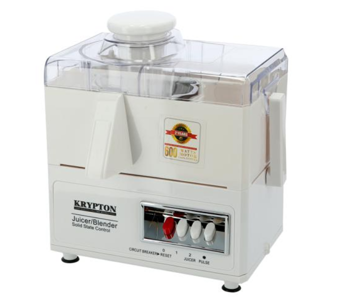 Krypton KNB6021 4 in 1 600W Juicer & Blender with Powerful Motor - White 2 in UAE