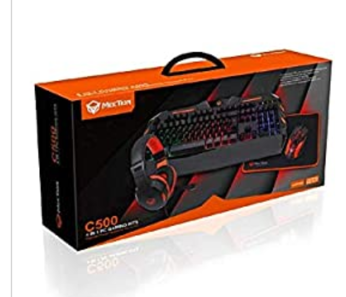 MeeTion Pubg C500 4 in 1 with Keyboard Mouse Headphone Mousepad Gaming Kit 3 in OMAN