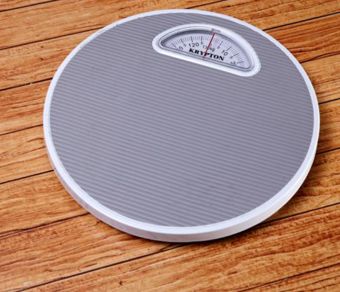 Krypton KNBS5139 Round Bathroom Scale - Grey 4 in OMAN