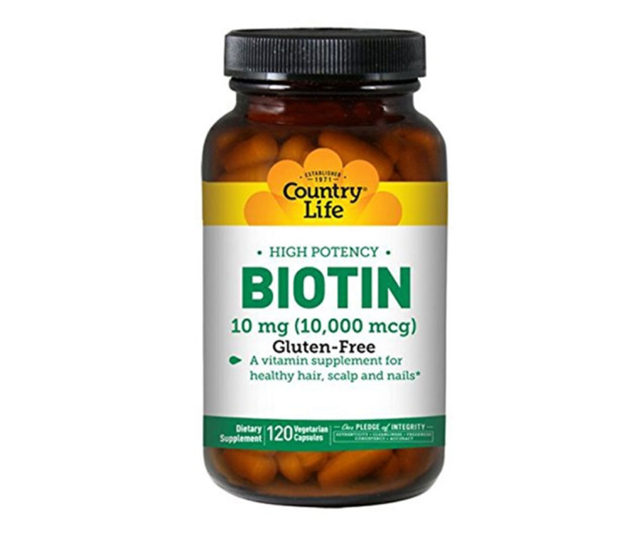 Country Life 120 Vegan Capsules- Biotin High Potency 1 in UAE