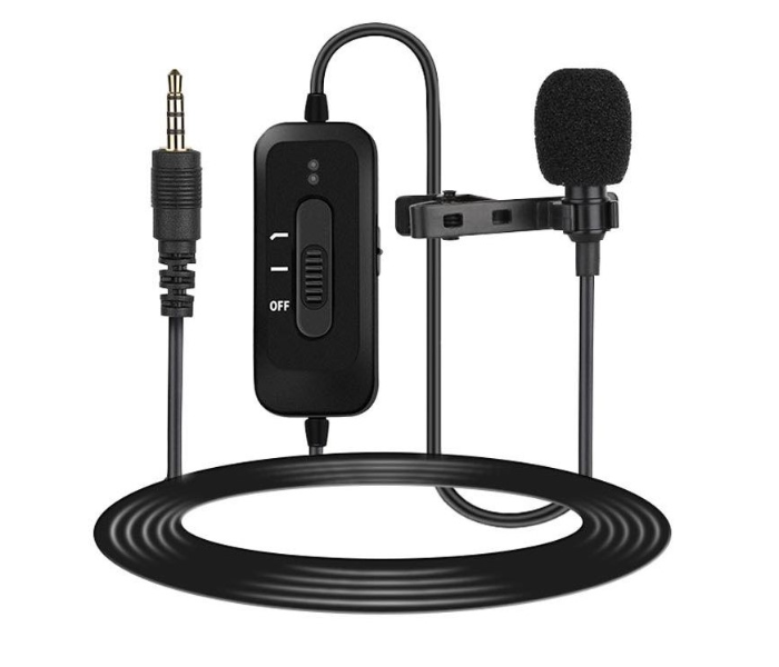 Candc DC-CI Clip-on Mic Audio Recorders Microphone - Black 1 in UAE