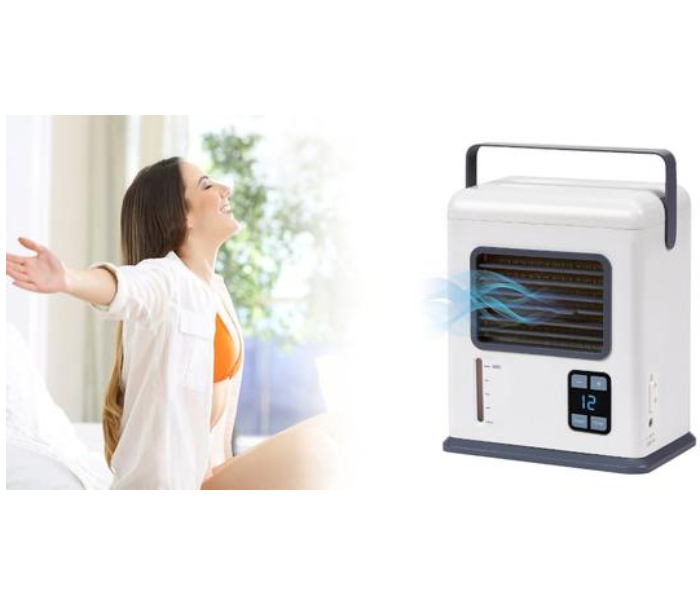 BLU Breeze Mini Personal Air Cooler USB with Combined Function Of Cooler Conditioner Arctic Air Cooler - White 3 in OMAN
