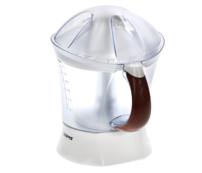 Geepas GCJ5384 1.2 Litre Citrus Juicer with Measuring Scale - White 2 in OMAN