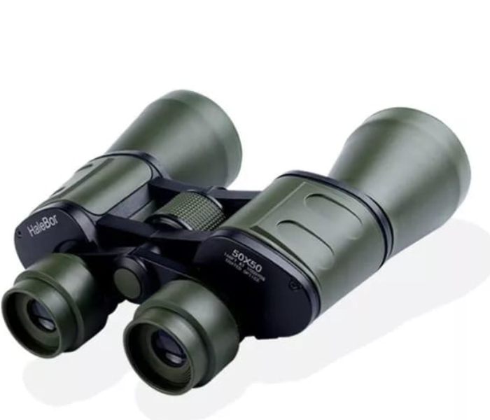 Classic Binocular Telescope HD Film 50X50 Optics for Camping and Hiking - Army Green 1 in UAE