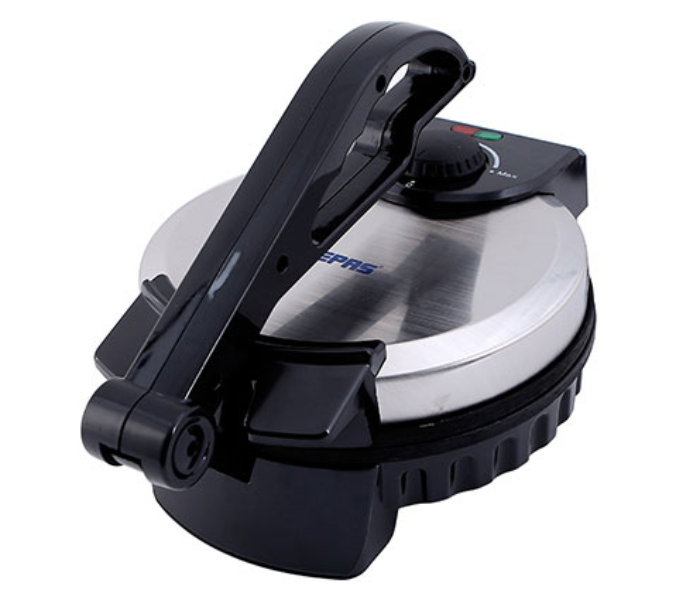 Geepas GCM5429 8 inch Stainless Steel Non stick Chapathi Maker - Black and Silver 3 in UAE