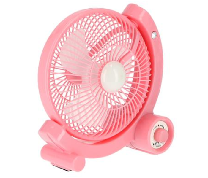 Krypton KNF6030 9-inch Rechargeable Mini Fan - Pink 2 in UAE