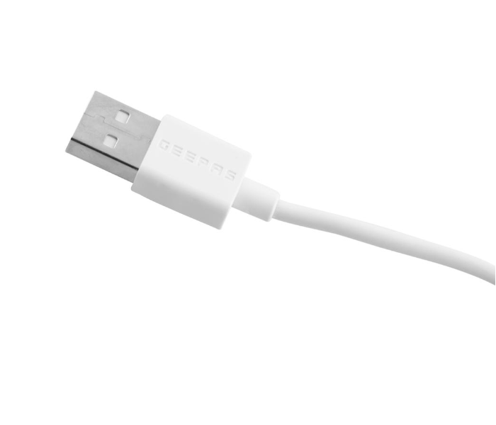 Geepas GCC58028 2 in 1 Micro USB and Type C Cable - White 2 in UAE